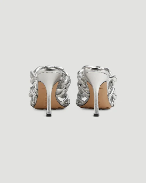 Stretch Mule in Silver — снимка 6