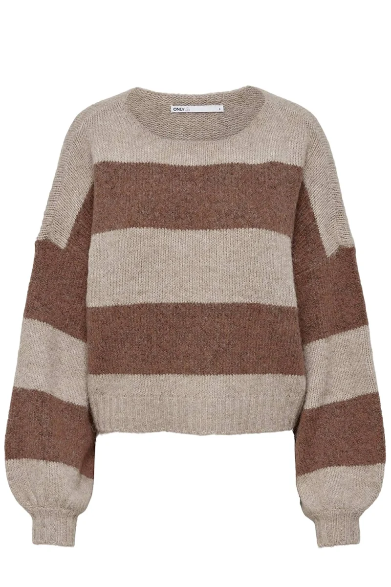 Плетено Onlaya L/S Boatneck 15259682 14-0002 TCX pumice stone
