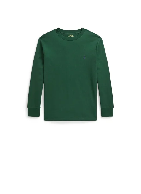 Блуза с лого бродерия Ralph Lauren Kids 7-14