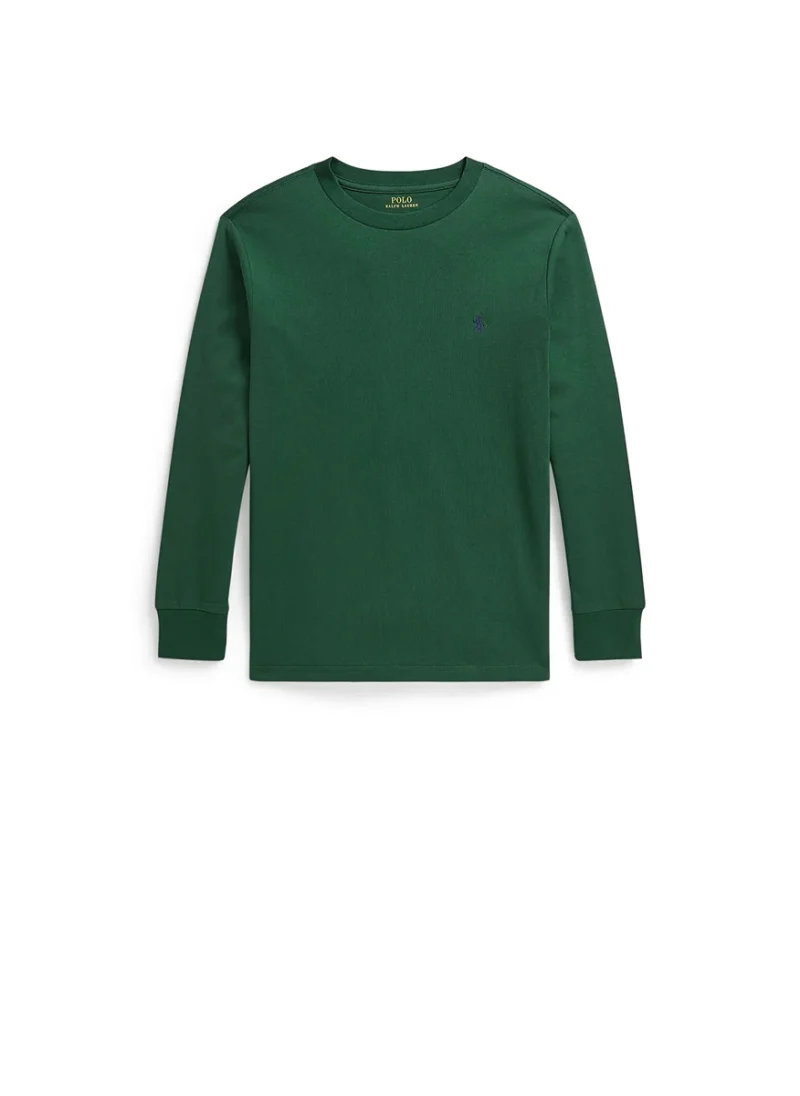 Блуза с лого бродерия Ralph Lauren Kids 7-14