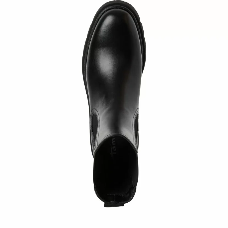Дамски Равни Боти TAMARIS – 1-25992-41-001 BLACK_1 — снимка 5