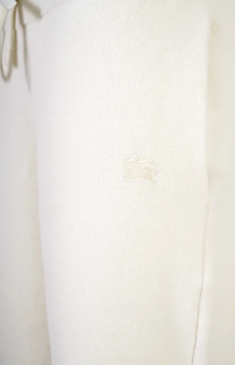 Cashmere-Blend Track Pants in Cream — снимка 3