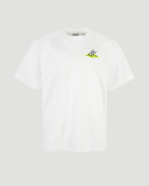 Sleeping Knight Cotton T-Shirt in White