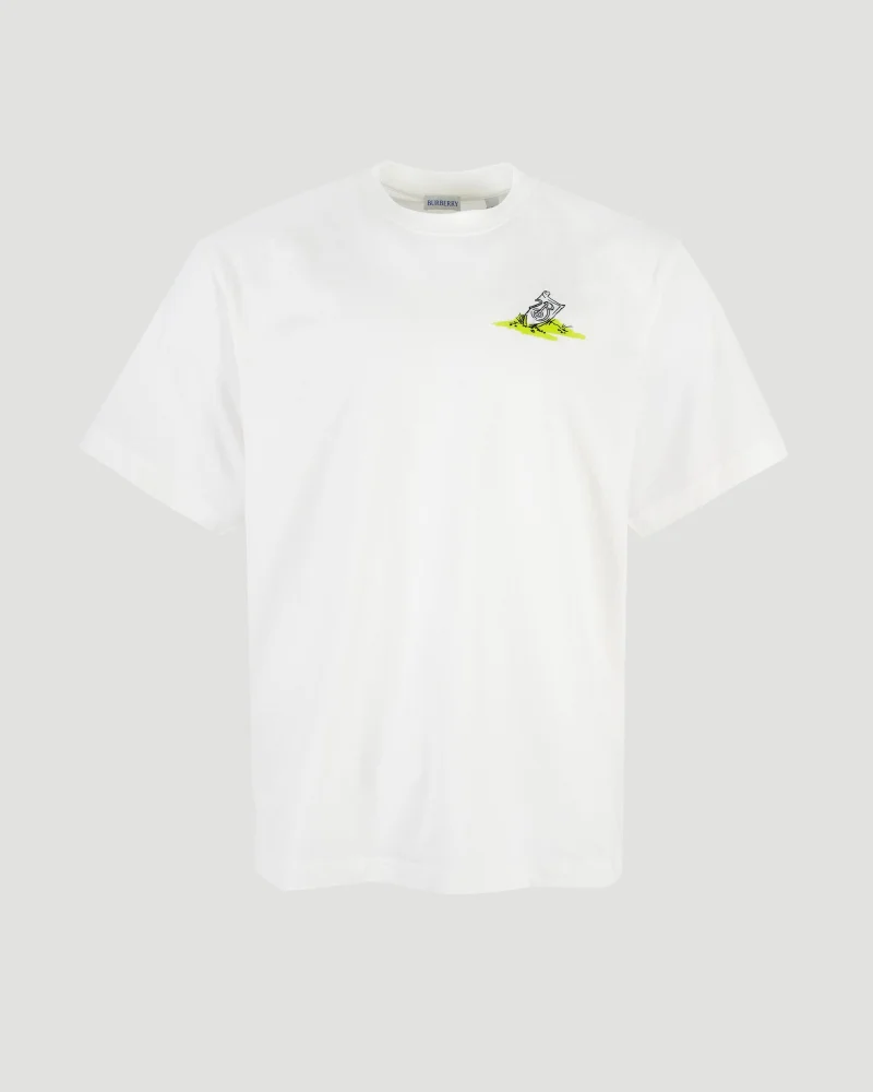Sleeping Knight Cotton T-Shirt in White