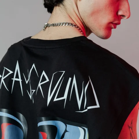 Мъжка памучна тениска с щампа SPRAYGROUND — снимка 8