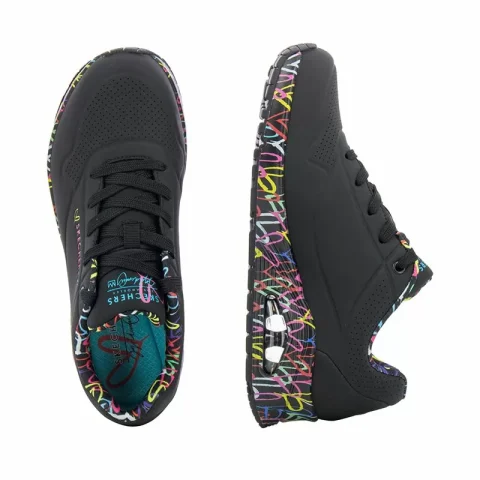 Дамски Сникърс SKECHERS – 155506 BBK UNO – LOVING LOVE — снимка 5
