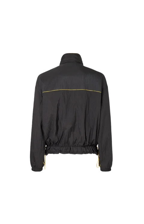 Black Nylon Reversible Windbreaker — снимка 2
