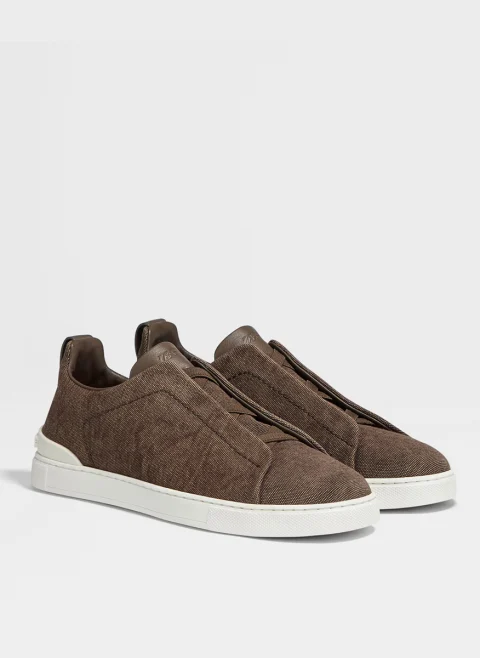 Кецове с лен 'Triple Stitch™' Zegna — снимка 2
