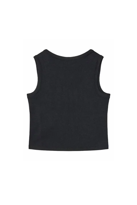 Детско T-Shirt Rib Midi Sl J4YI16KBZP4 jblk jet black a996 — снимка 2