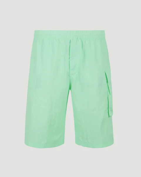 Swim Shorts in Glow Green