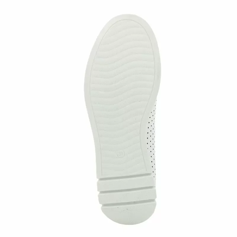 Дамски Ежедневни VENEZIA – 446-45631 LEATHER WHITE — снимка 4