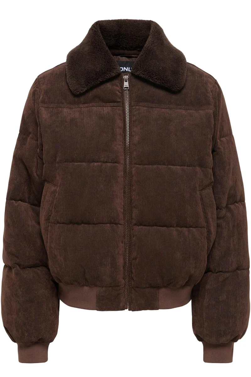 Яке Onlnicoline Corduroy Bomber 15382159 19-0915 TCX coffee bean