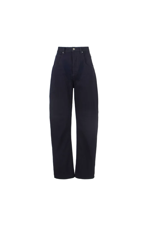 Tapered Jeans in Dark Indigo