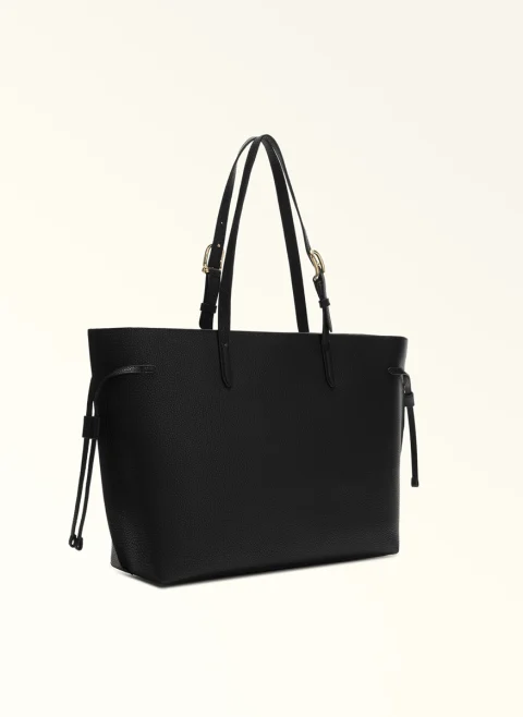 Кожена 'Tote' чанта Furla Ava Nero Nero L — снимка 5