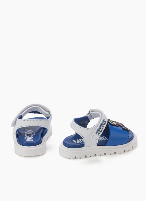 Сандали 'Teddy Patch' Moschino Kids — снимка 4