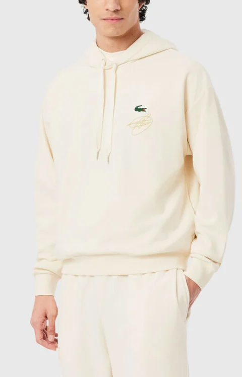 Суитшърт с качулка LACOSTE TENIS x NOVAK DJOKOVIC
