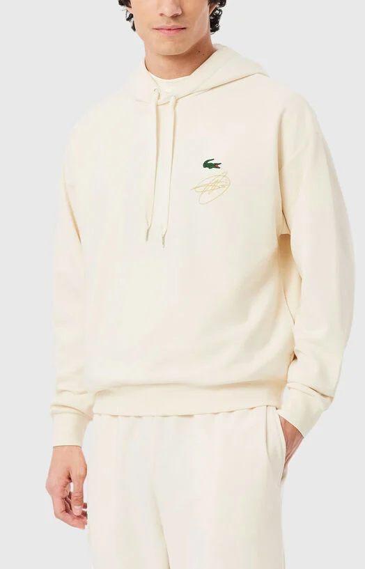 Суитшърт с качулка LACOSTE TENIS x NOVAK DJOKOVIC
