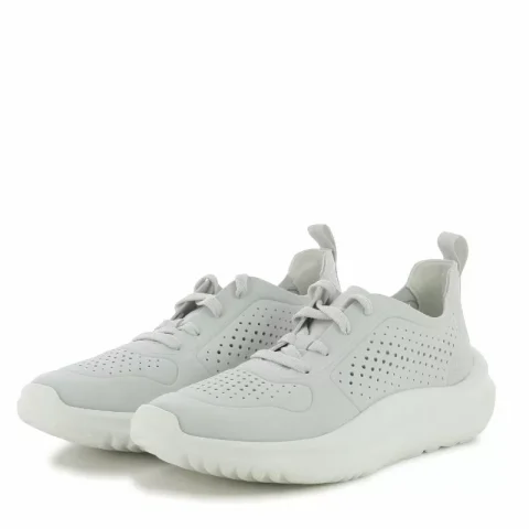 Дамски Сникърс CLARKS – 26184294 SOLEVANA TIE OFF WHITE — снимка 3