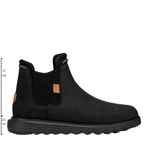 Мъжки Ежедневни Боти HEY DUDE – 40187-001 BRANSON CRAFT BLACK — снимка 4