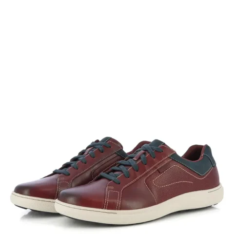 Мъжки Сникърс CLARKS – 26176886 MAPSTONE LACE MAHOGANY LEA — снимка 3