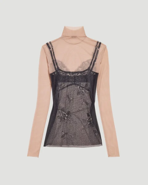 Trompe L'œil Lingerie Top — снимка 2