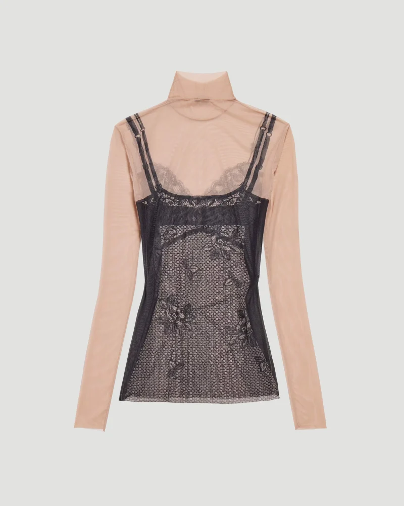 Trompe L'œil Lingerie Top — снимка 2