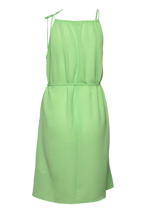 Рокля Onlnova Life Jess Dress Solid Ptm 15291264 14-0156 TCX summer green — снимка 2