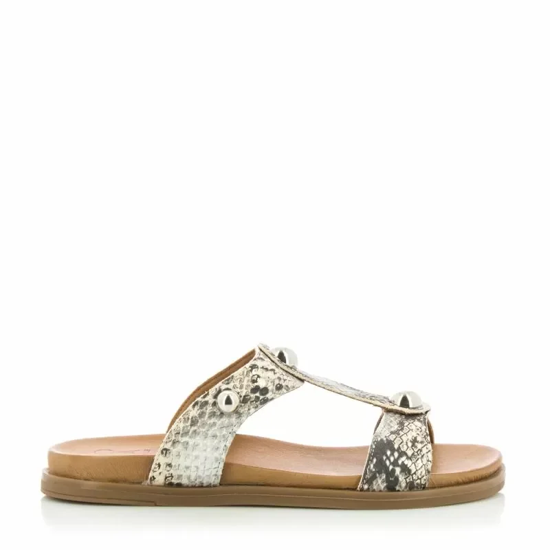 Дамски Равни Чехли MODA IN PELLE – 25091ONEY SNAKE 1050 49