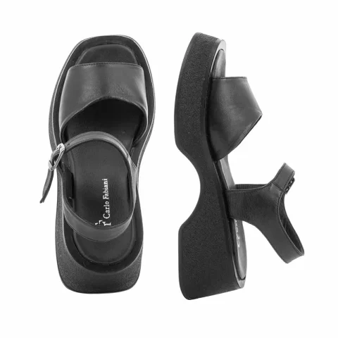 Дамски Сандали На Платформа CARLO FABIANI – 057-10304 VICKY BLACK — снимка 5
