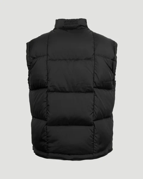 Black Puffer Vest — снимка 2