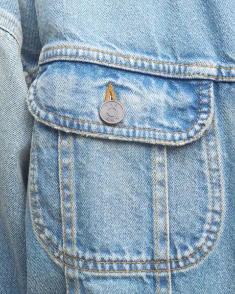 Denim Jacket in Light Indigo — снимка 4