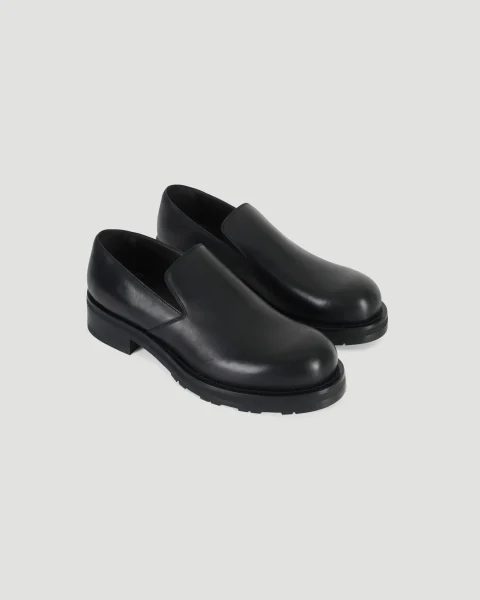Leather Slip-On Shoes — снимка 2