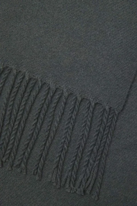 Шал Jacsean 12299946 BS000088 dark grey melange — снимка 2