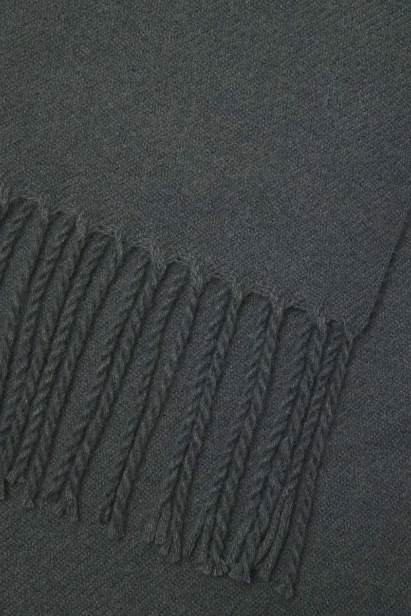 Шал Jacsean 12299946 BS000088 dark grey melange — снимка 2