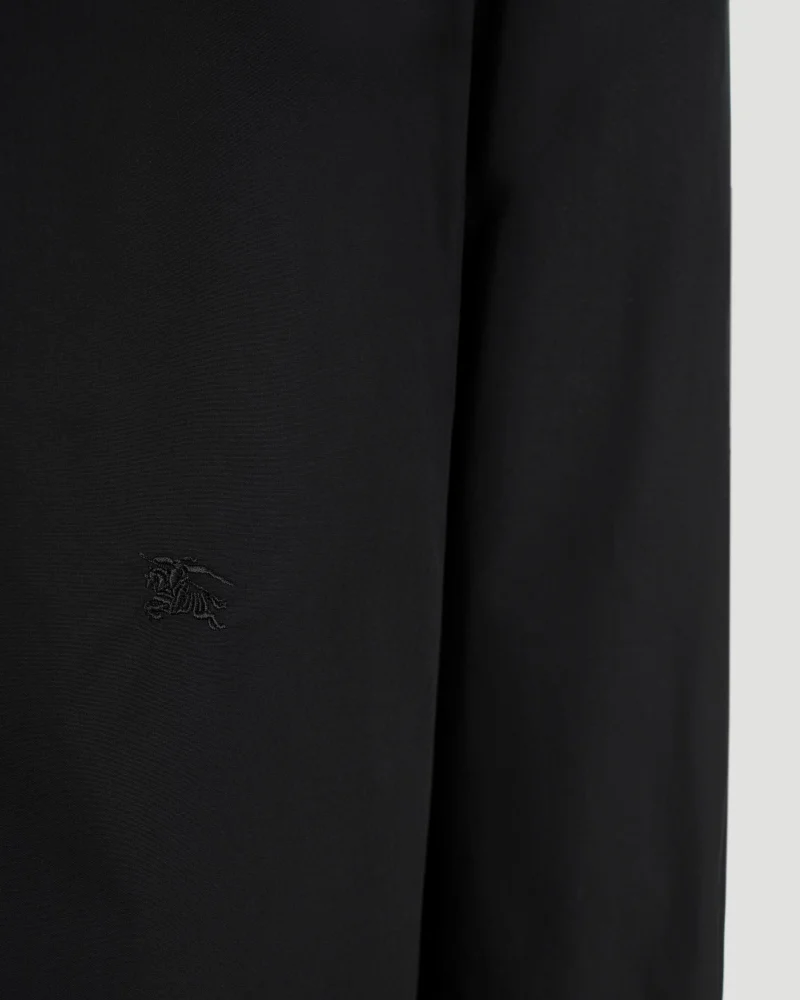 Cotton Shirt in Black — снимка 3