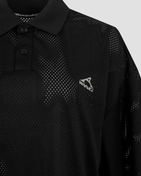 Athletic Mesh Logo Polo — снимка 2