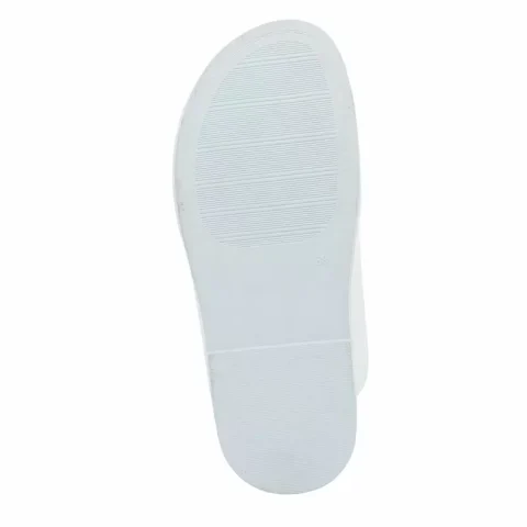 Дамски равни чехли VERANO – 030.24.059 ALL WHITE — снимка 4
