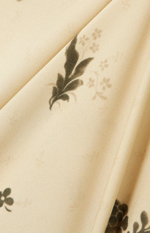 Floral-Print Jersey Blouse — снимка 2