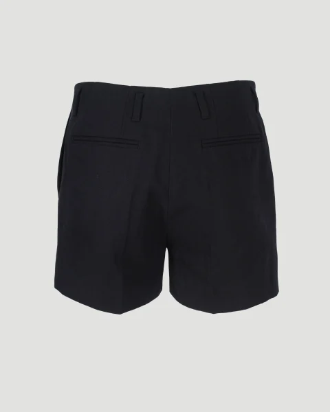 High-Rise Shorts in Black — снимка 2