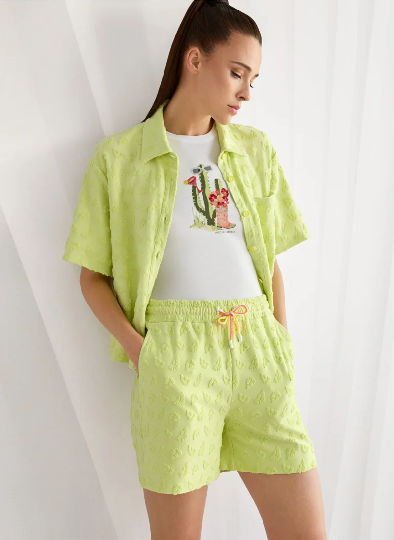 Рипсен топ с пайети Marc Cain Sports — снимка 7