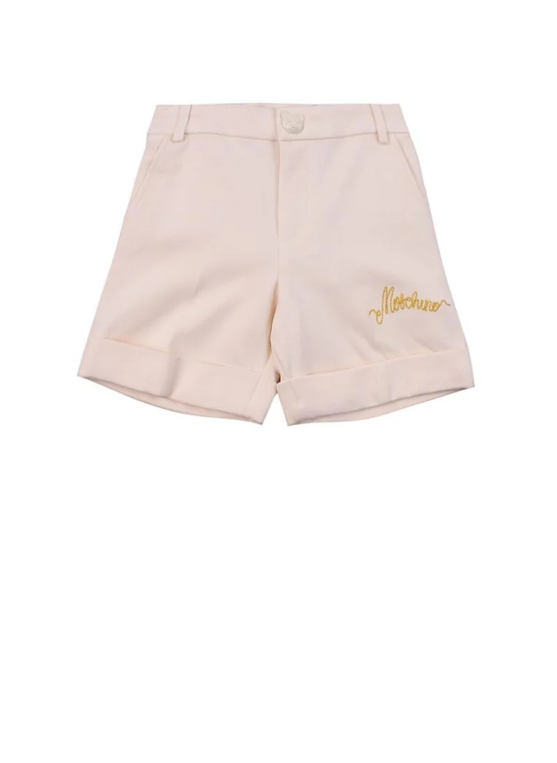 Къс панталон с лого Moschino Kids