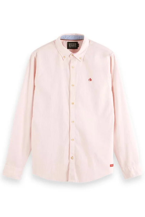 Риза Fine Corduroy - Slim Fit 173080 SC4320 pink cloud