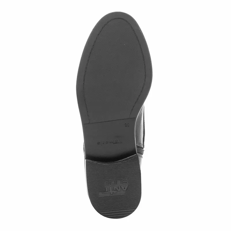 Дамски Кубинки TAMARIS – 1-25102-41 018 BLACK PATENT — снимка 4