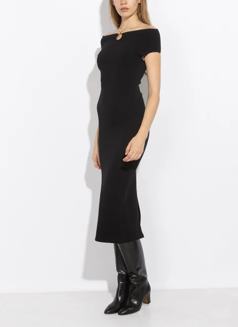 Рокля 'Off-the-shoulder' Alberta Ferretti — снимка 5