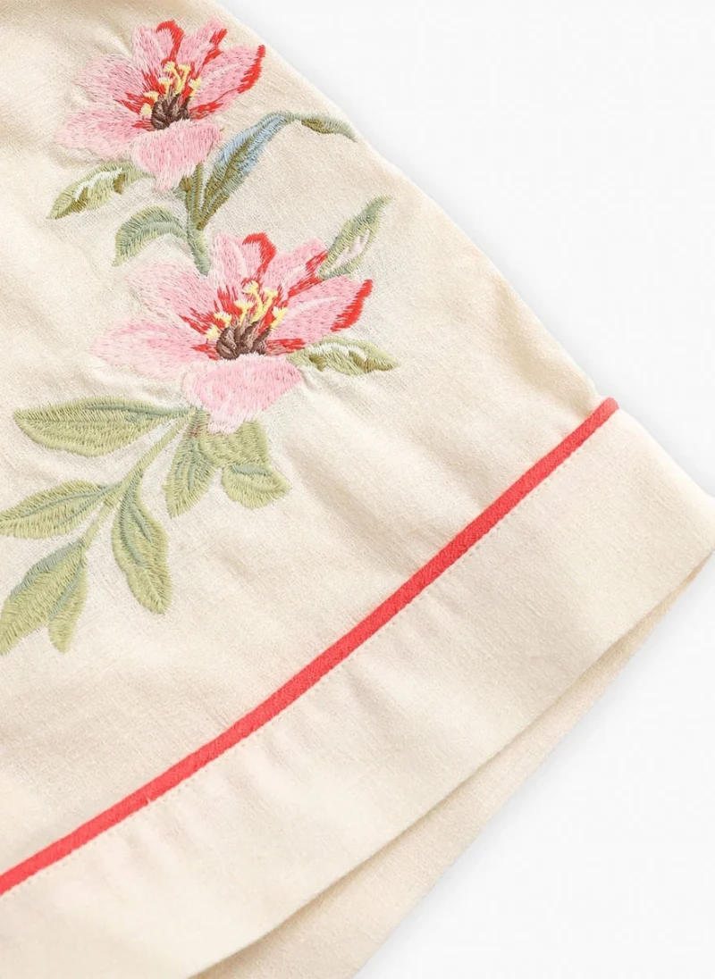 Къс панталон с бродерия 'Aster' Zimmermann Kids — снимка 4