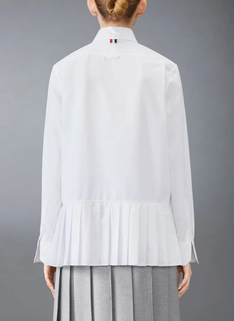 Риза с плисиран мотив Thom Browne — снимка 2