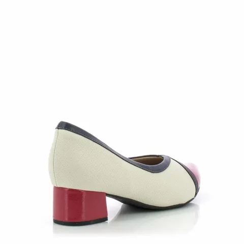 Токчета PICCADILLY – 739063 OFF WHITE/NAVY/HIBISCO — снимка 2