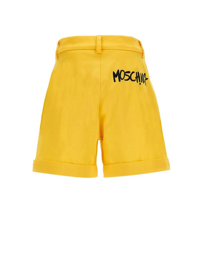 Къс панталон с лого принт Moschino Kids — снимка 2