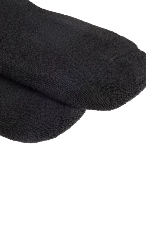 Terry Crew Socks in Black — снимка 2