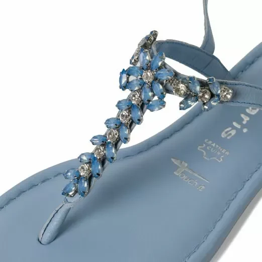 Дамски Равни Сандали TAMARIS – 1-28124-42-880 LIGHT BLUE — снимка 4